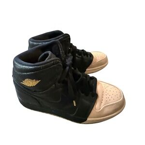 Air Jordan 1‎ Retro High Heiress Camo Black Light Bone AH7389-007 Womens 7.5